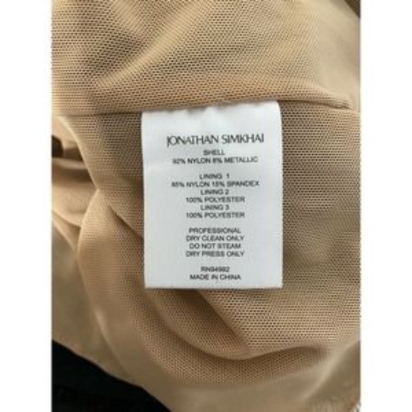 Jonathan Simkhai Black Lace Short Sleeve Dress - Picture 9 of 10